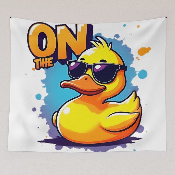 Item preview, Creative design collection: cool yellow duck, colorful letters and positive messages designed and sold by Ayutthaya Vibes.