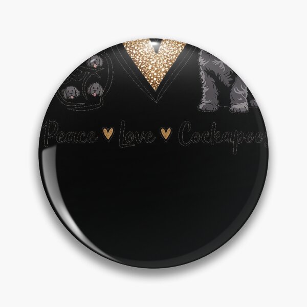 Item preview, Cute Peace Love Black Cockapoo Lover designed and sold by rbc-wrights.