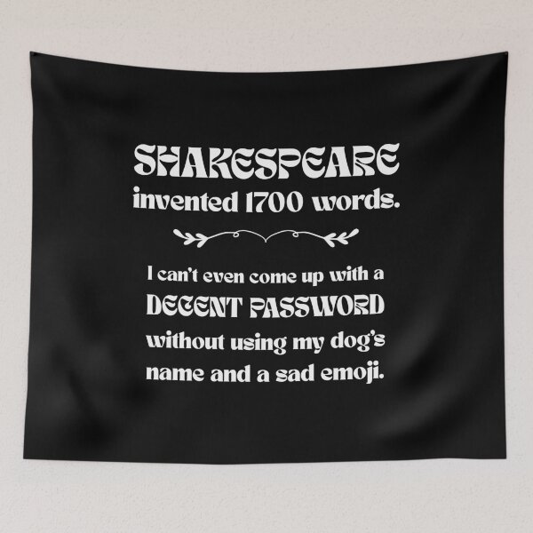 Item preview, Shakespeare Invented 1700 Words designed and sold by ObsidianDaz.