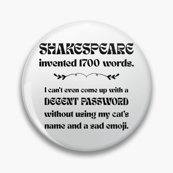 Item preview, Shakespeare Invented 1700 Words designed and sold by ObsidianDaz.