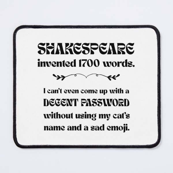 Item preview, Shakespeare Invented 1700 Words designed and sold by ObsidianDaz.