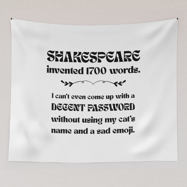 Item preview, Shakespeare Invented 1700 Words designed and sold by ObsidianDaz.