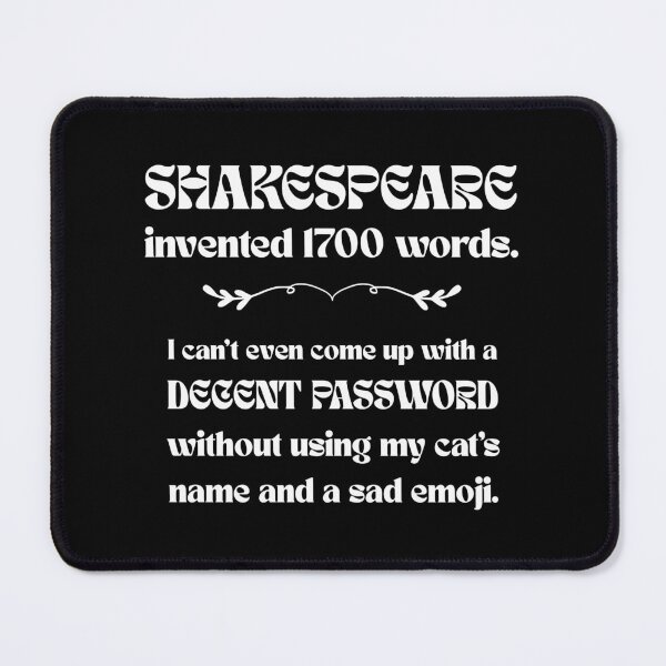 Item preview, Shakespeare Invented 1700 Words designed and sold by ObsidianDaz.