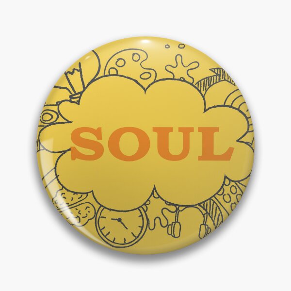 Item preview, SOUL – Bold Artistic Doodle Cloud Typography Design designed and sold by laliitkhatri.