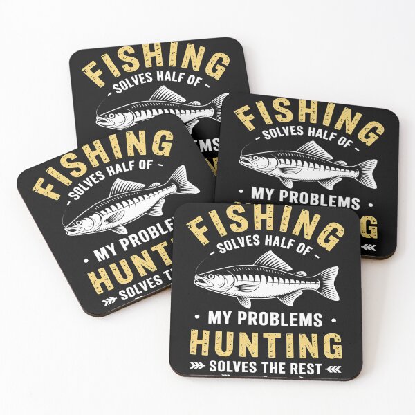 Item preview, Fishing & Hunting solve my Problems designed and sold by Albtwist.