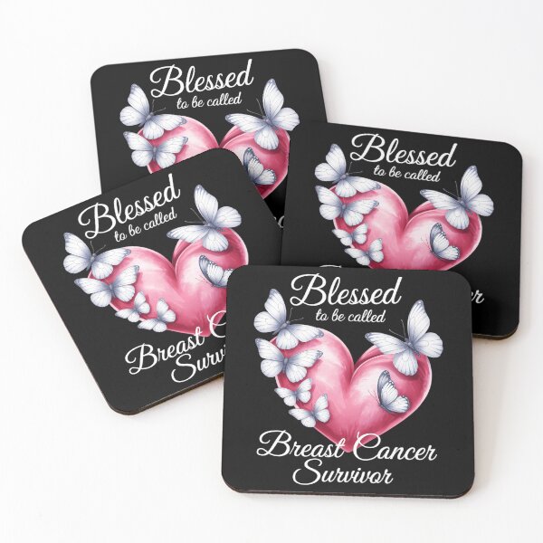 Item preview, Blessed To Be Called Breast Cancer Survivor Pink Butterfly designed and sold by brynatshop.