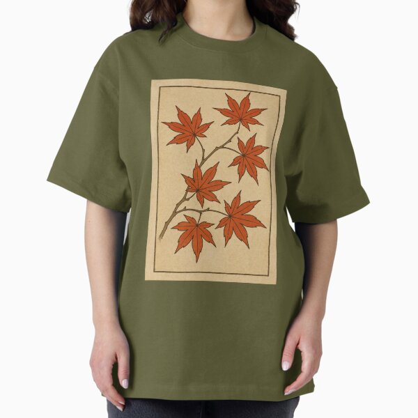 Item preview, October Maple – Japanese Momiji Leaves in Ukiyo-e Style designed and sold by Planthem.