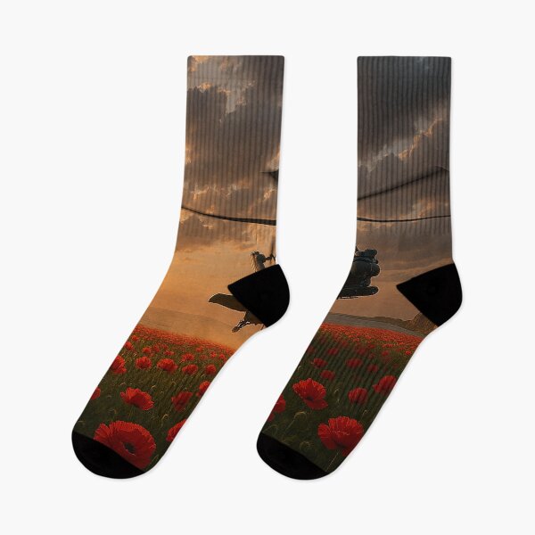 Item preview, Apache Over Poppy Fields designed and sold by Skyframe Aviation.