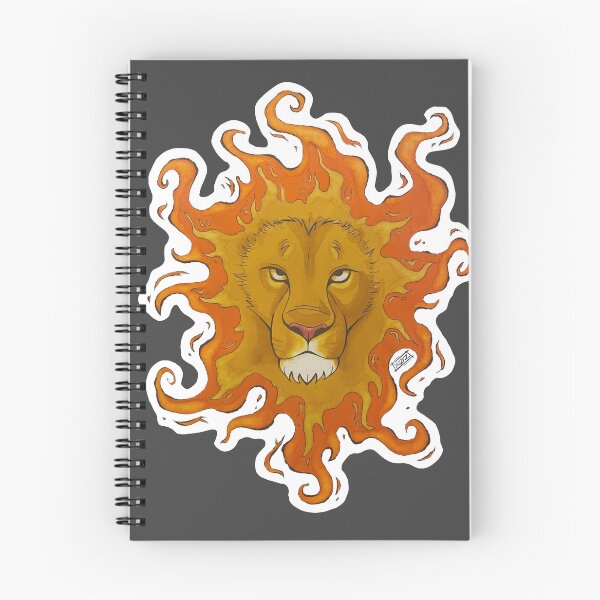 Item preview, Flaming Sun Lion designed and sold by Trashy-Nox.