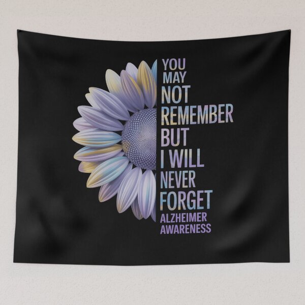 Item preview, You May Not Remember But I Will Never Forget Alzheimer awareness designed and sold by brynatshop.