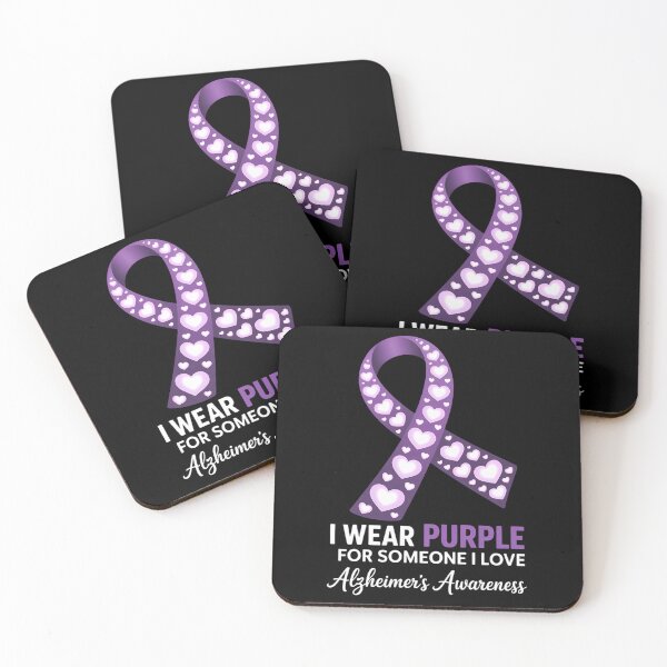 Item preview, I Wear Purple For Someone I Love Alzheimer's Awareness designed and sold by brynatshop.