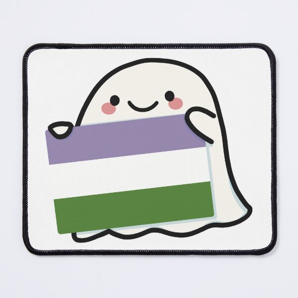 Item preview, Pride Flag Ghostie (Genderqueer) designed and sold by wantedplant.