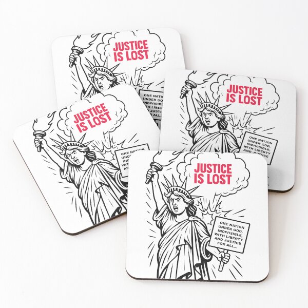 Item preview, Justice Is Lost, Liberty Protest Cartoon Design designed and sold by All DayTees.