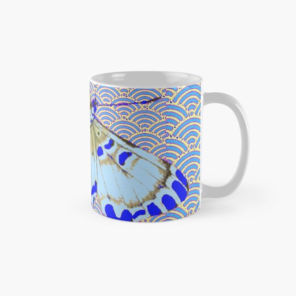 Item preview,  ORIENTAL STYLE  BLUE-WHITE EXOTIC BUTTERFLY BLUE ART  designed and sold by sharlesart.