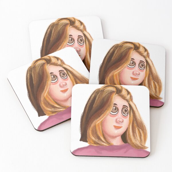 Item preview, A cool woman wearing a pink cartoon-style shirt designed and sold by GOLFGOLFGAP.