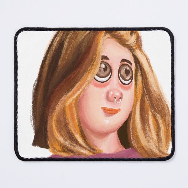 Item preview, A cool woman wearing a pink cartoon-style shirt designed and sold by GOLFGOLFGAP.
