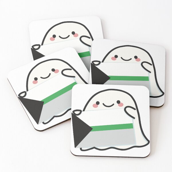 Item preview, Pride Flag Ghostie (Demiromantic) designed and sold by wantedplant.
