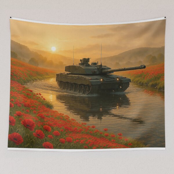 Item preview, Challenger 2 Crossing Poppy River designed and sold by Skyframe Aviation.