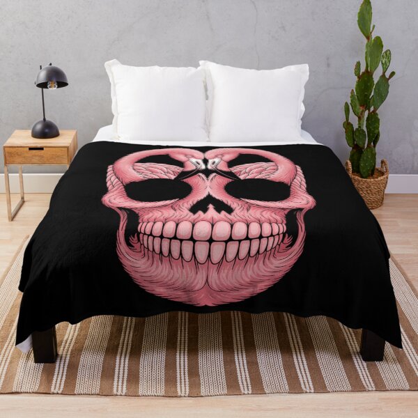 Item preview, Pink Flamingo Skull Breast Cancer Awareness Halloween designed and sold by brynatshop.