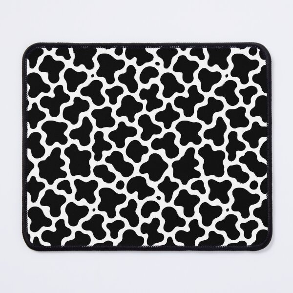 Item preview, Bold Black and White Cow Print A-Line Dress – Trendy Animal Pattern Fashion designed and sold by FestivityFinds.