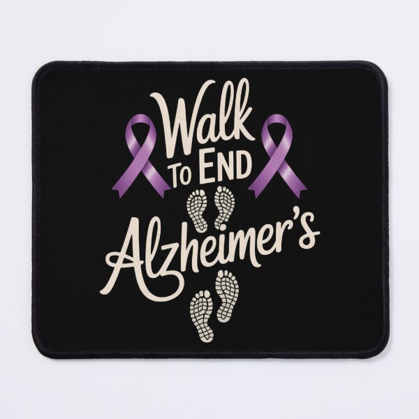 Item preview, Walk To End Alzheimer's Purple Ribbon Awareness Month designed and sold by brynatshop.