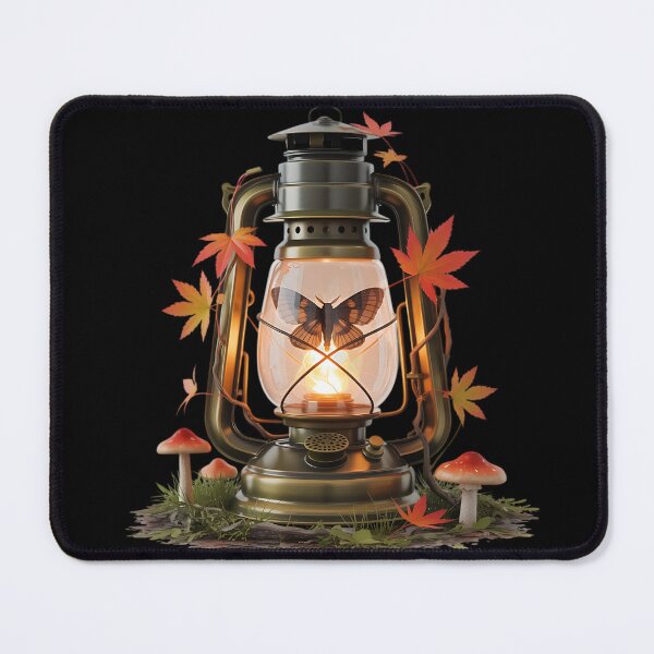 Item preview, Cottagecore Lantern with Butterfly and Autumn Vibes designed and sold by BirdsnStuff.