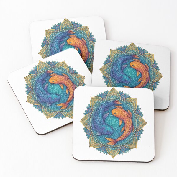 Item preview, Koi Fish Mandala designed and sold by MWTK2021.