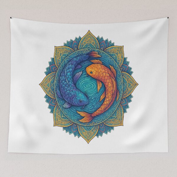 Item preview, Koi Fish Mandala designed and sold by MWTK2021.