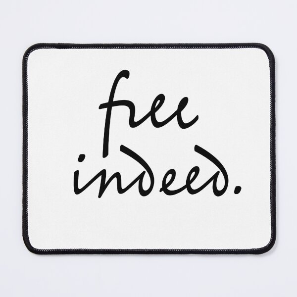Item preview, Bible Verse: Free Indeed Inspired from John 8:36 | Scripture Art Series #3 designed and sold by JirehKollezion.