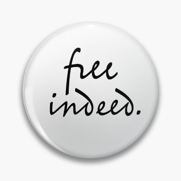 Item preview, Bible Verse: Free Indeed Inspired from John 8:36 | Scripture Art Series #3 designed and sold by JirehKollezion.