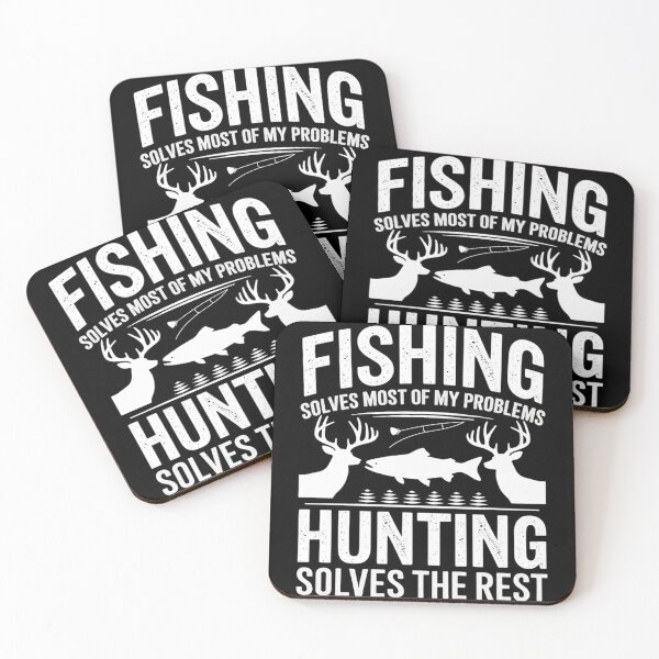 Item preview, Fishing Solves Most Problems Hunting Rest designed and sold by Albtwist.
