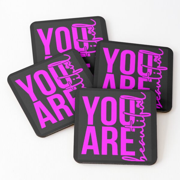 Item preview, You Are Beautiful - Pink designed and sold by NobodyLG.
