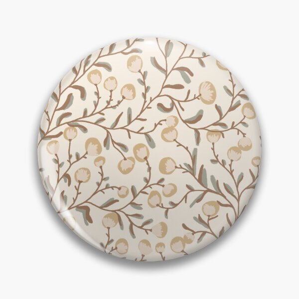 Item preview, Earth Toned Climbing Vine Pattern – Soft Floral Boho Design designed and sold by Millefolia Design .
