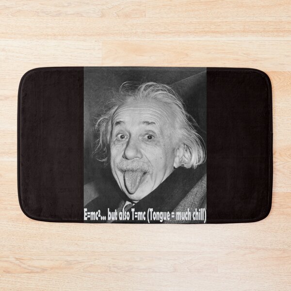 Item preview, E=mc²... but also T=mc (Tongue = much chill) designed and sold by VintageManiac.