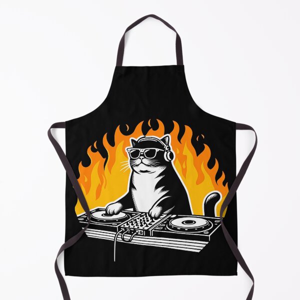 Item preview, Epic Cat DJ designed and sold by Funny Vintage Stickers And T-Shirts.