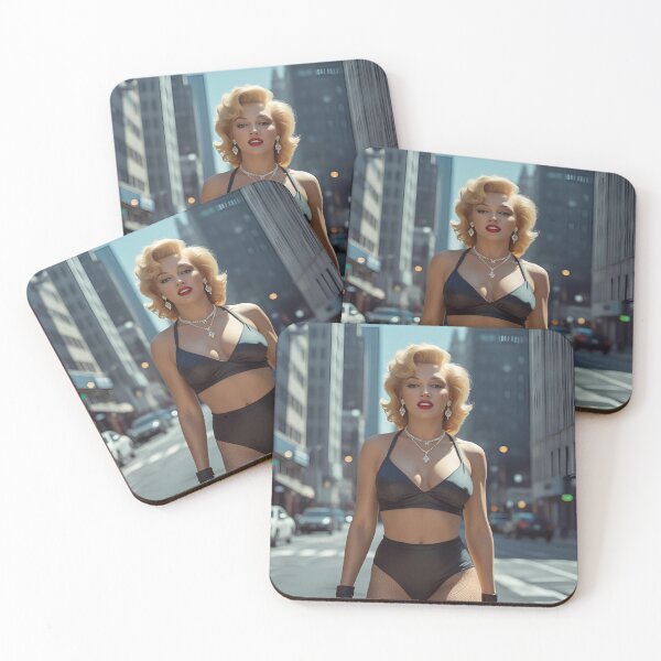 Item preview, modern Marilyn Monroe, blonde, model, beautiful girl, world star, super star designed and sold by DesignSpace 0110 .