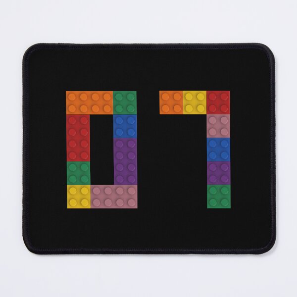 Item preview, 07 numbering made of bricks designed and sold by Brickification.