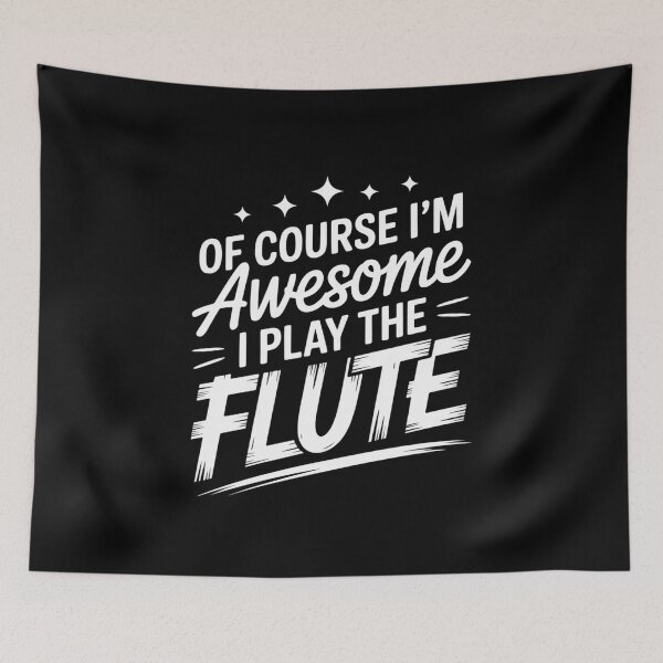Item preview, Flute Quote I Awesome Flute Player designed and sold by Hlz-0118.