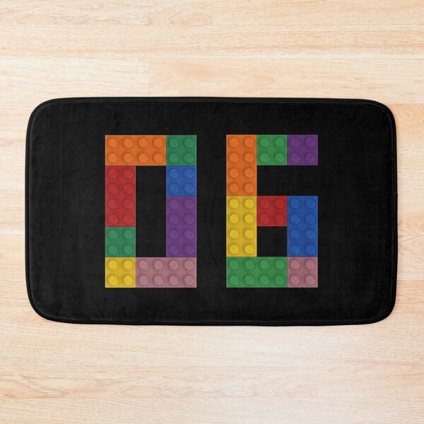 Item preview, 06 numbering made of bricks designed and sold by Brickification.