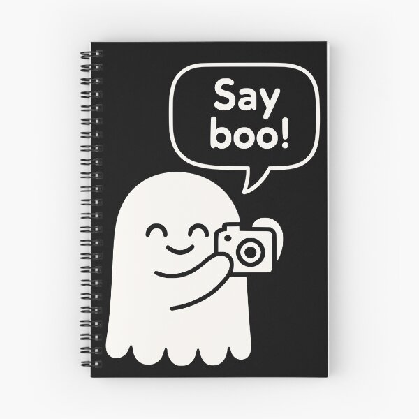 Item preview, Ghost with a Camera – Say Boo! for Halloween fans designed and sold by nkhookysun.