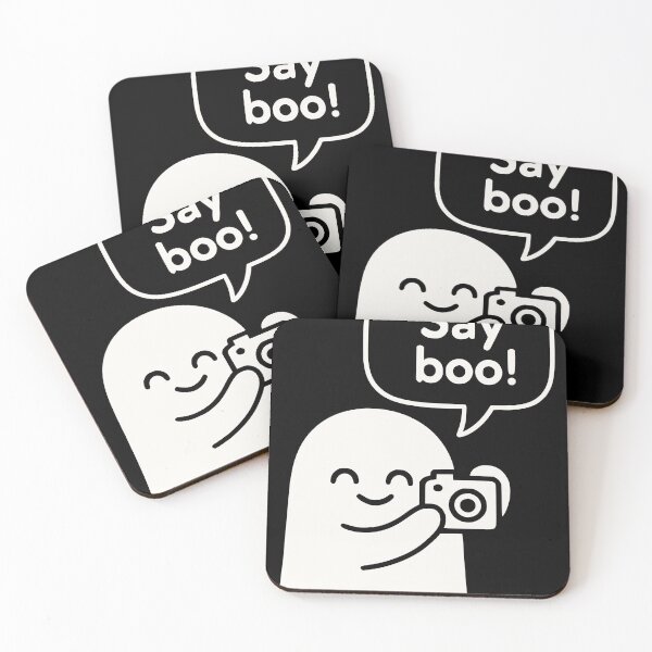 Item preview, Ghost with a Camera – Say Boo! for Halloween fans designed and sold by nkhookysun.