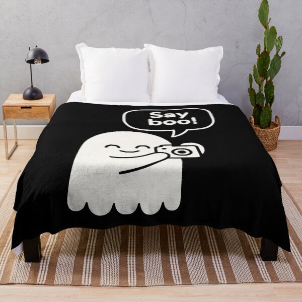 Item preview, Ghost with a Camera – Say Boo! for Halloween fans designed and sold by nkhookysun.