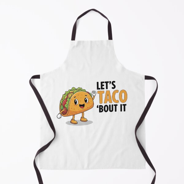 Item preview, Let’s Taco ’Bout It – Funny Food Pun Design designed and sold by LABUTI-SHOP.