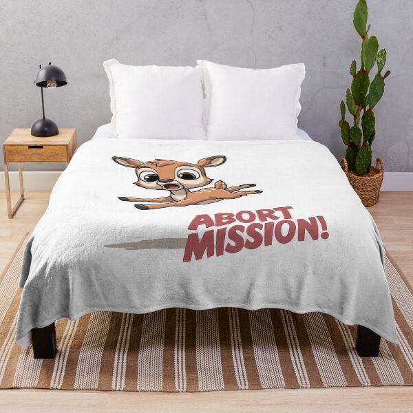 Item preview, Funny meme - Abort Mission! Scared Cute Deer designed and sold by hamishby.
