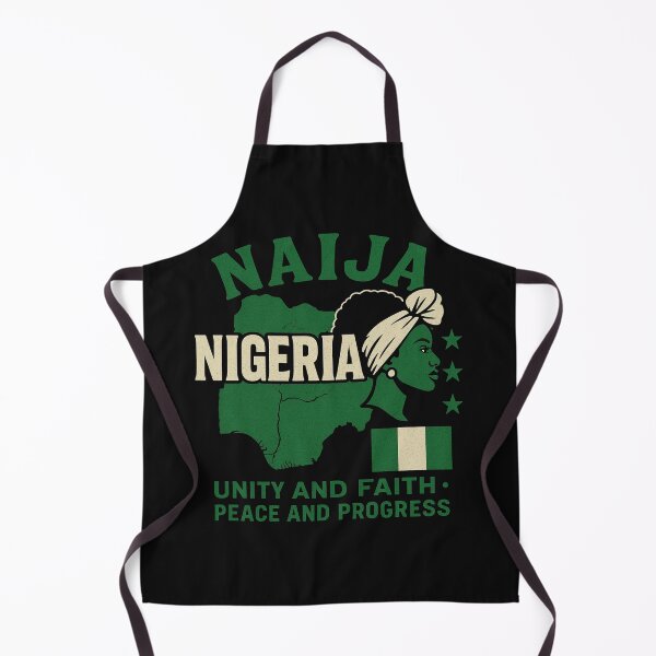 Item preview, Naija Nigeria Pride | African Woman & Flag | Unity and Progress designed and sold by Dokak Shop.