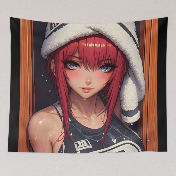 Item preview, Rias Gremory High School DxD Bold Gaze in Wet Sportswear and Fluffy Hat designed and sold by bolleykoldl.