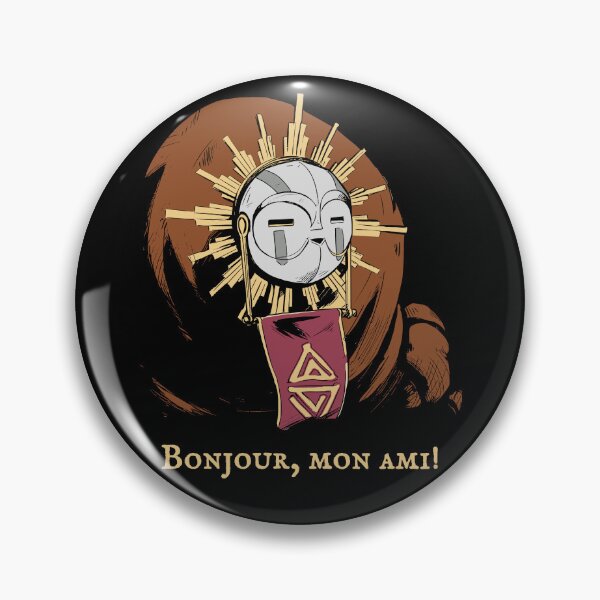 Item preview, Esquie Clair Obscur Expedition 33 Bonjou Mon Ami Vintage 90s Fan Art designed and sold by MichaelBurnLove.