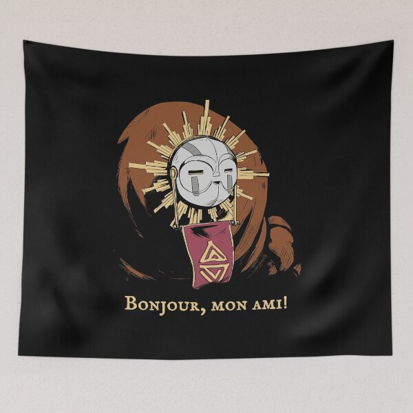 Item preview, Esquie Clair Obscur Expedition 33 Bonjou Mon Ami Vintage 90s Fan Art designed and sold by MichaelBurnLove.