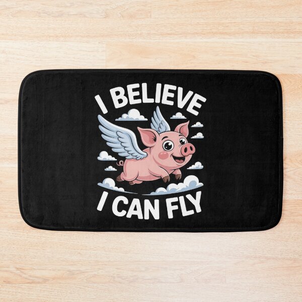 Item preview, Flying Pig- I Believe I Can Fly - Pigs Fly designed and sold by Hlz-0118.