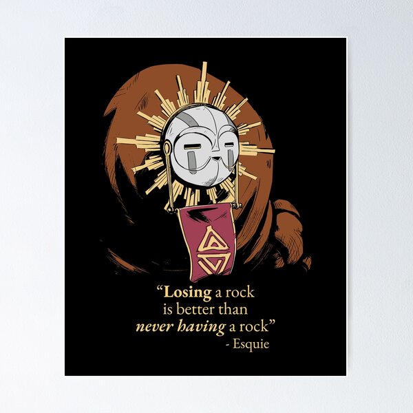 Item preview, Esquie Clair Obscur Expedition 33 Quotes Fan Art designed and sold by MichaelBurnLove.